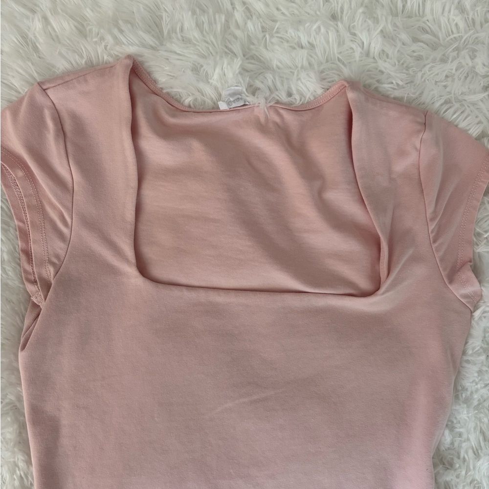 Garage square neck top